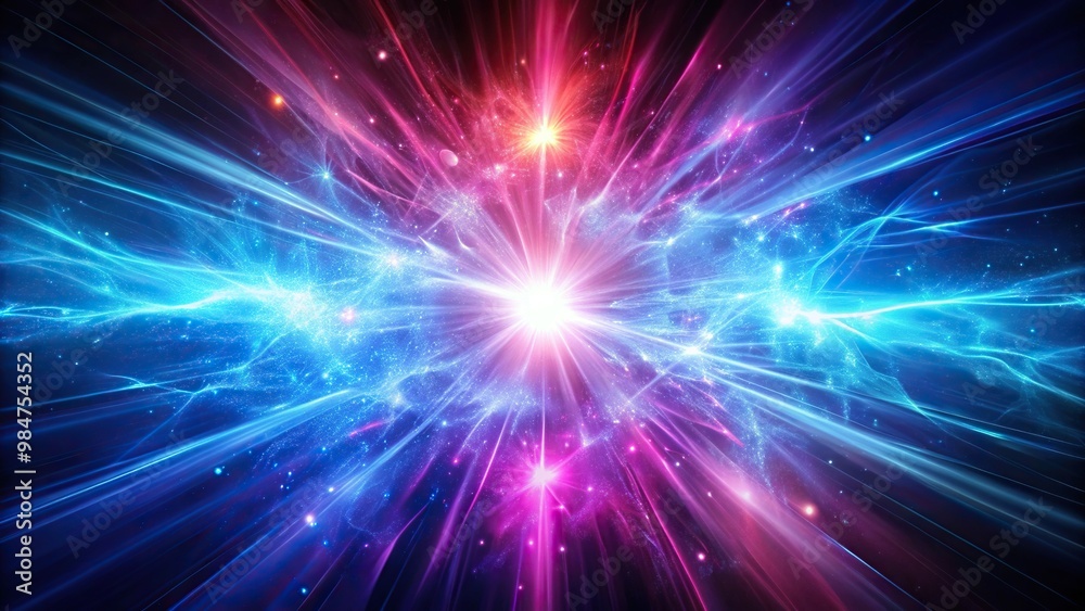 abstract shadow explosion of energy background in deep blue and pink abstract shadow explosion of energy background in deep blue and pink