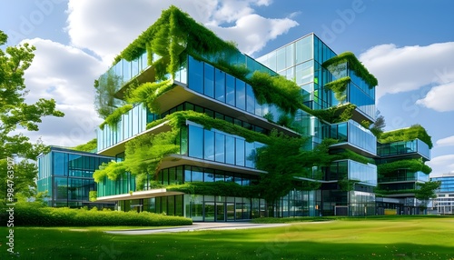 Sustainable Urban Transformation: Eco-Friendly Architecture and Green Building Practices for Reduced CO2 Emissions in Modern Cities #984763907