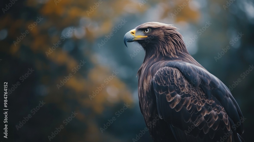 Obraz premium Golden Eagle Portrait