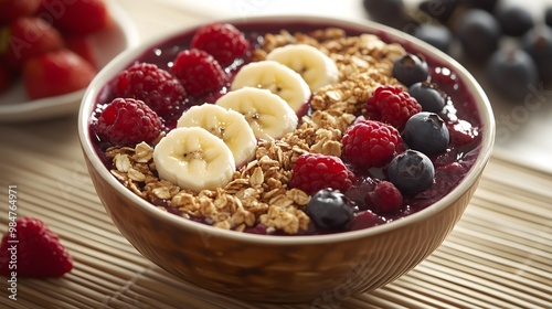 raspberry and blueberry crumble