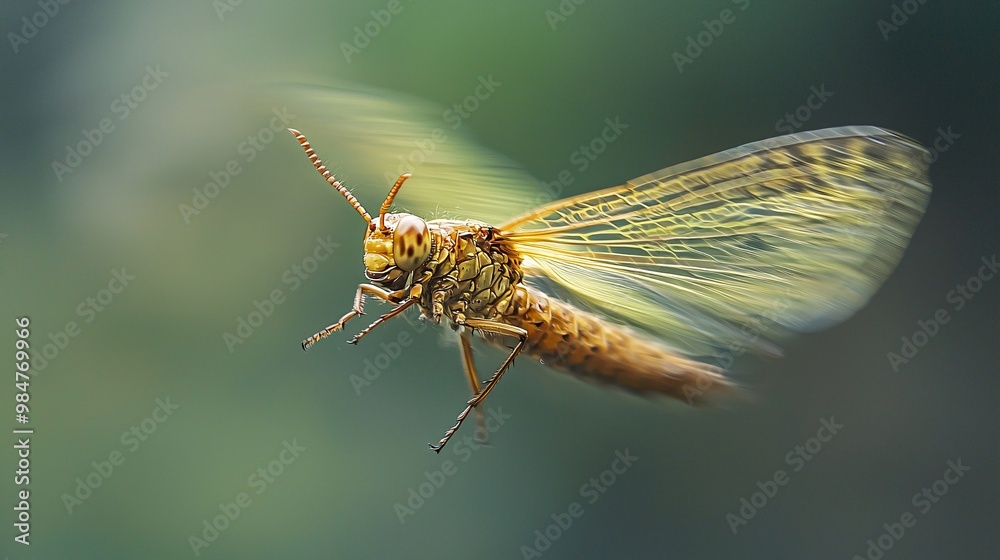 Insect Wings Flapping Rapidly in Macro Shot Insect Wings Flapping Rapidly in Macro Shot