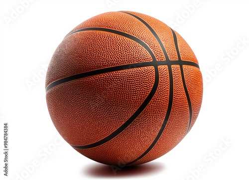 Basketball isolated on a white background