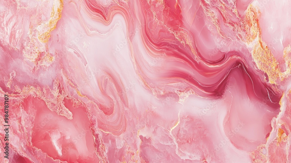 Beautiful abstract pink marble texture with swirls and golden accents, creating an elegant and luxurious background. Beautiful abstract pink marble texture with swirls and golden accents, creating an elegant and luxurious background.