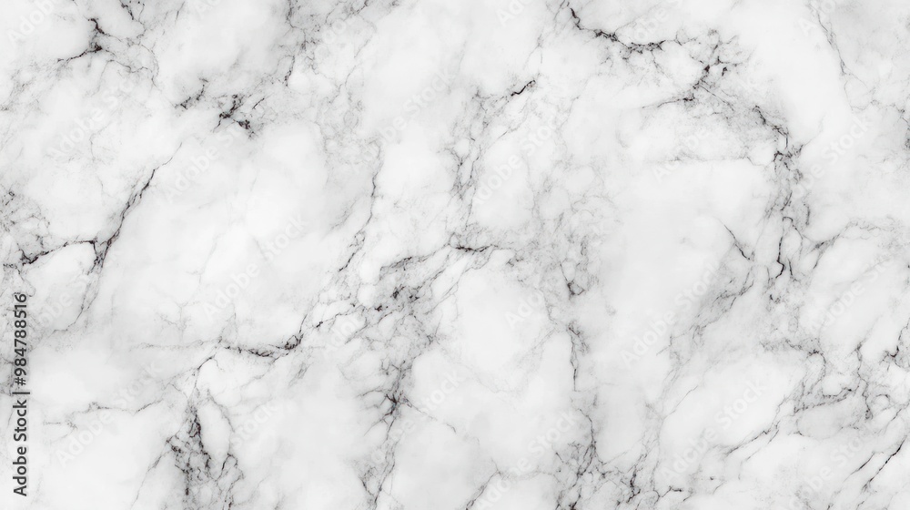 Fototapeta premium Elegant white marble texture with subtle dark veining for a sophisticated backdrop.
