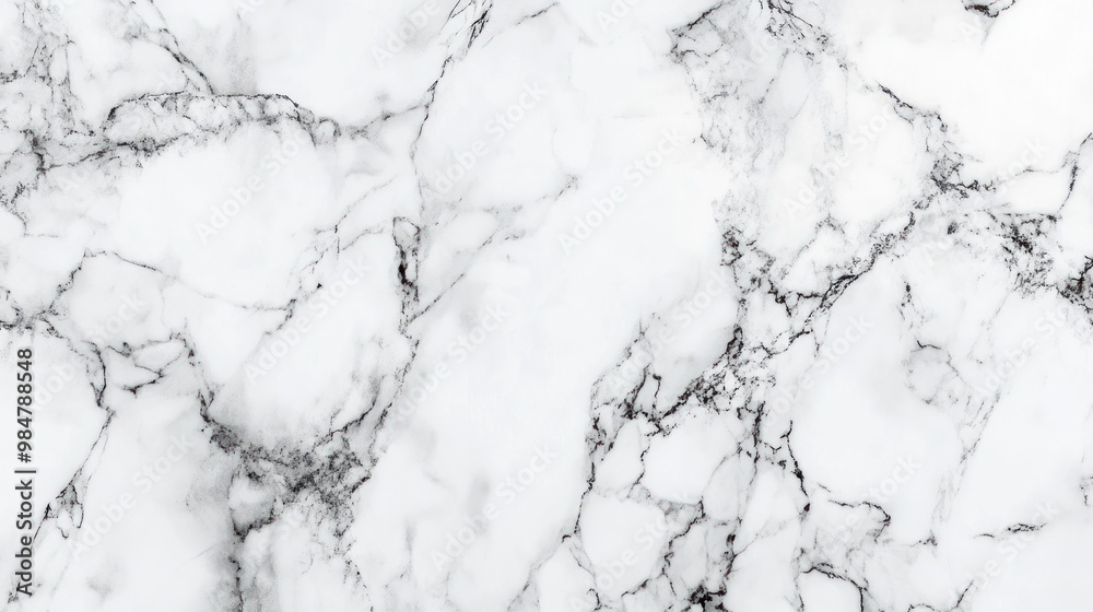 Elegant white marble texture featuring intricate black veining, perfect for backgrounds or interior design. Elegant white marble texture featuring intricate black veining, perfect for backgrounds or interior design.