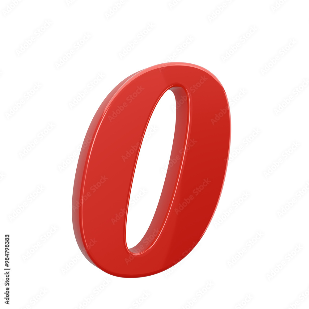 Red 3D number zero isolated on transparency PNG background, perfect for educational materials, infographics, or design projects, Red 3D number zero isolated on transparency PNG background, perfect for educational materials, infographics, or design projects,