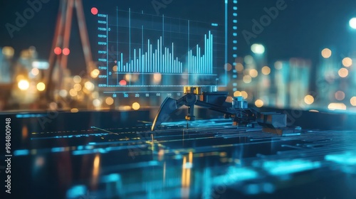 Oil and gas market analysis with graphs  charts  and business strategies