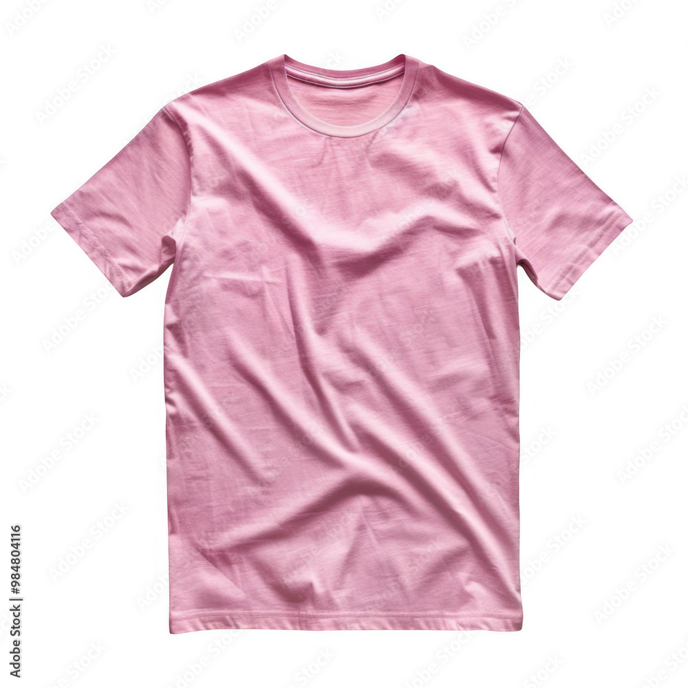 Pink t-shirt isolated on transparent background Pink t-shirt isolated on transparent background