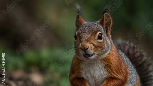 Close-up of a squirrel.