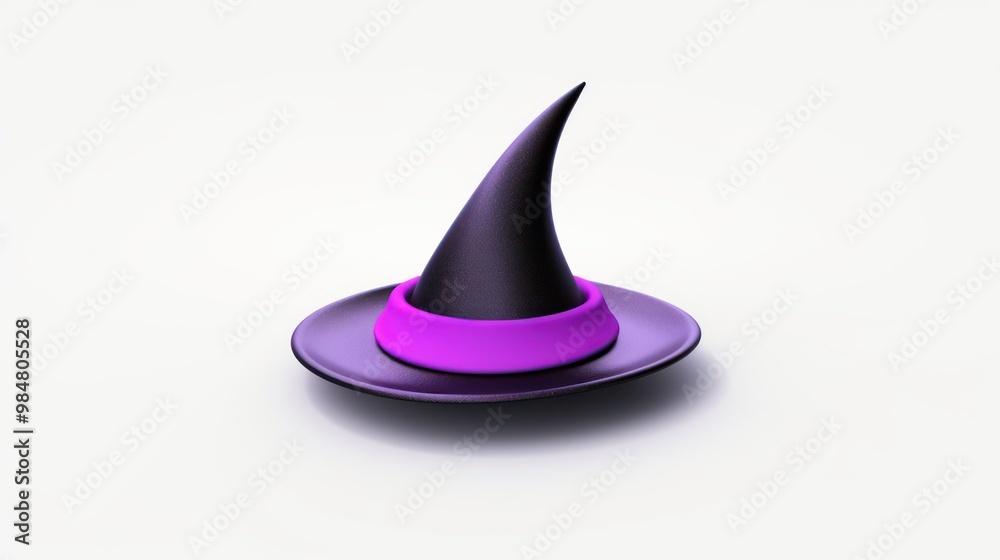 Fototapeta premium Purple and Black Witch Hat