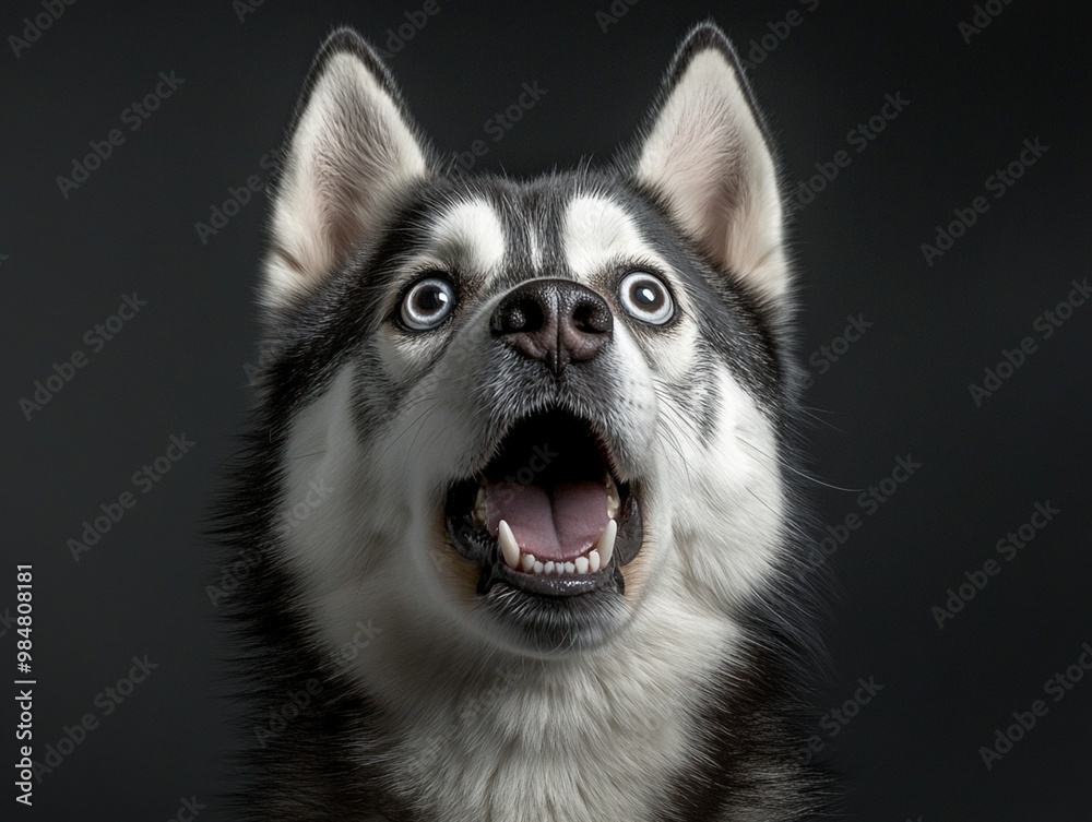 Obraz premium studio dog photo 
