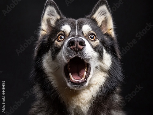 studio dog photo 