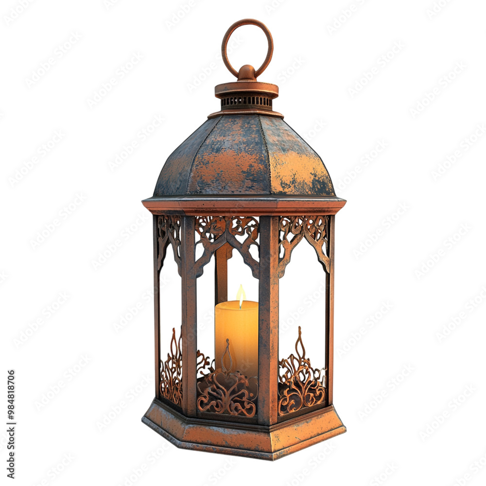 3D rendering of a lantern on a transparent background 3D rendering of a lantern on a transparent background