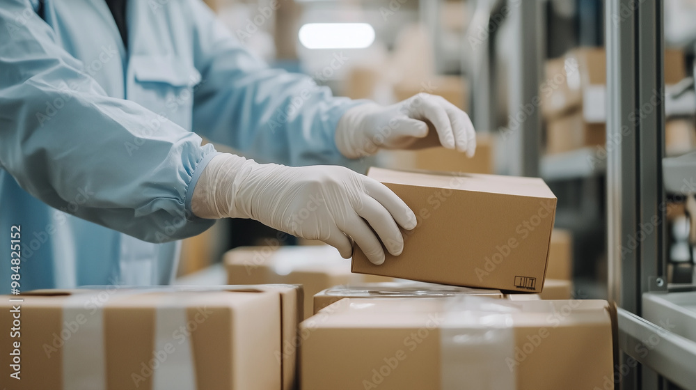 Testing Packaging Functionality in Clean Workspace for Product Safety Testing Packaging Functionality in Clean Workspace for Product Safety