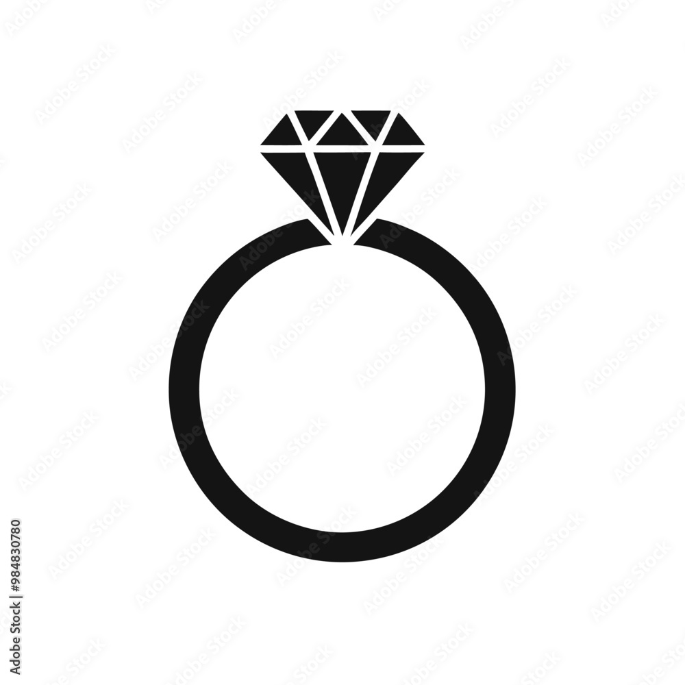 a wedding ring or diamond ring vector silhouette, isolated white background, a wedding ring or diamond ring vector silhouette, isolated white background,