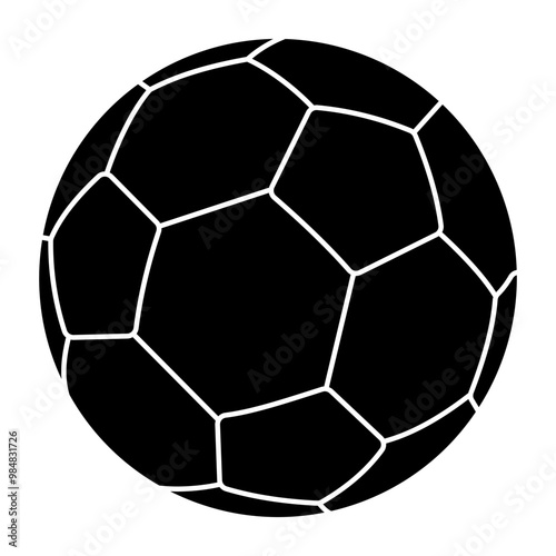 Modern design icon of football