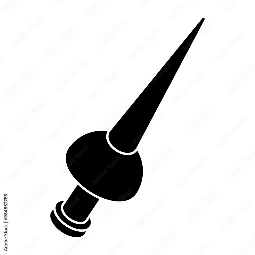 Naklejka premium Battle tool concept icon, vector design of sword 