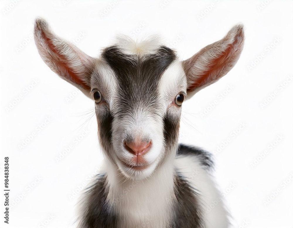 Fototapeta premium Fluffy Baby Goat