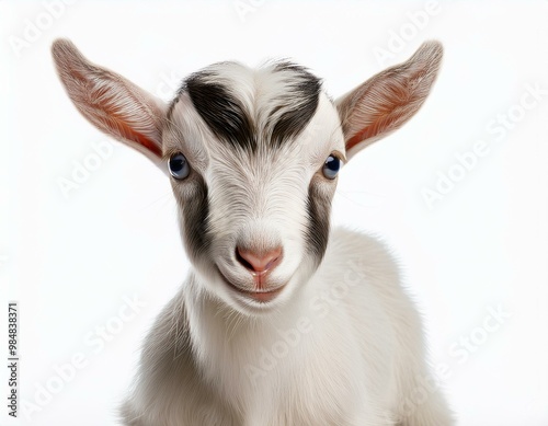 Fluffy Baby Goat Standing