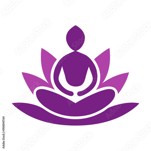 yoga meditation logo