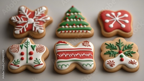 gingerbread cookies and christmas cookies