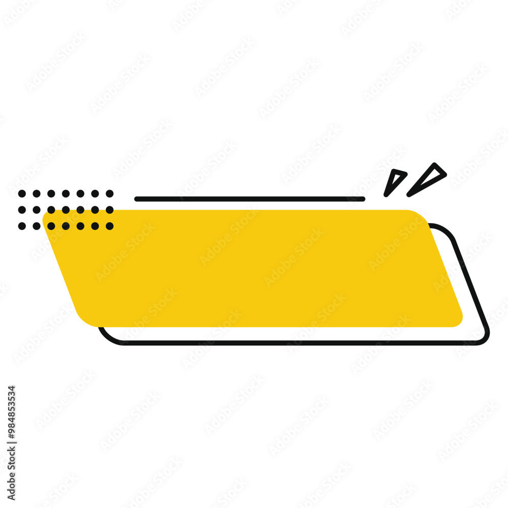 Yellow sale text box banner vector illustration Yellow sale text box banner vector illustration