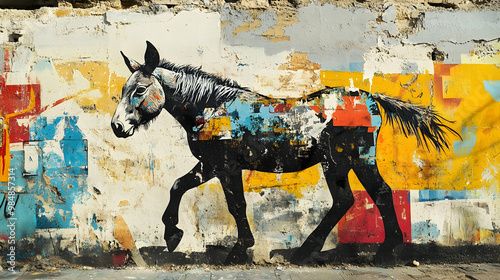 portrait of a donkey