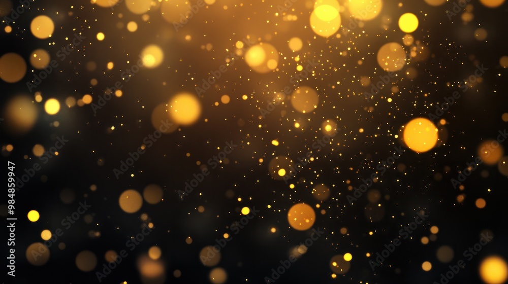 Abstract blur bokeh background. Black gold yellow colors bokeh background Abstract blur bokeh background. Black gold yellow colors bokeh background