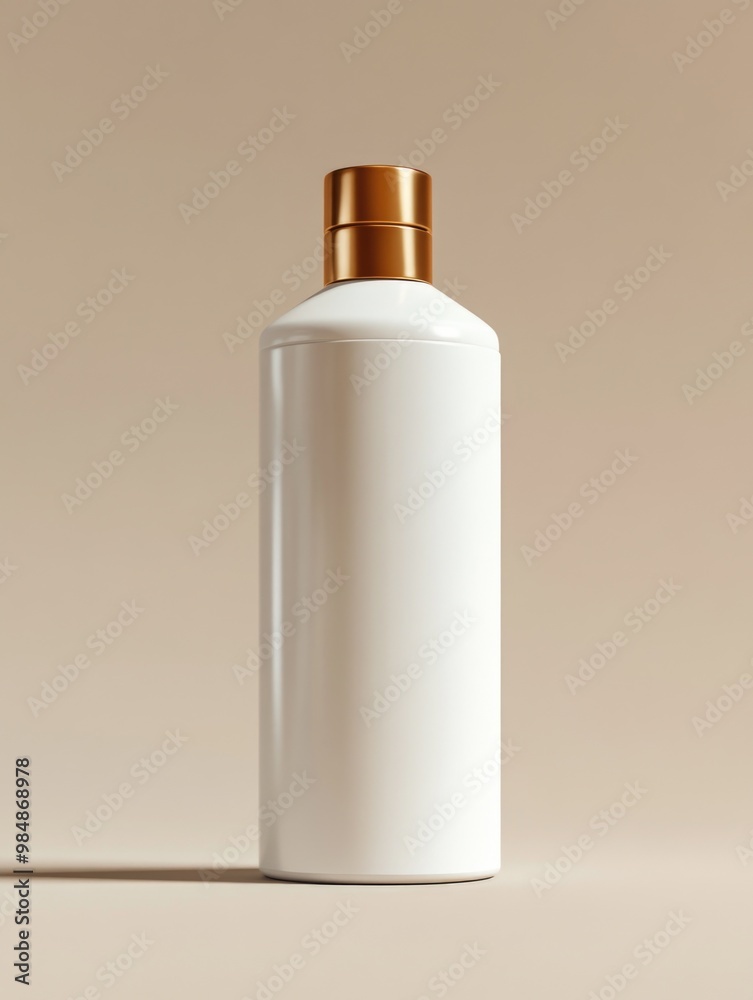 High-Quality Cosmetic Packaging on Light Beige Background High-Quality Cosmetic Packaging on Light Beige Background
