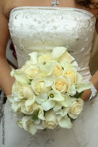 Bouquet of White Roses photo