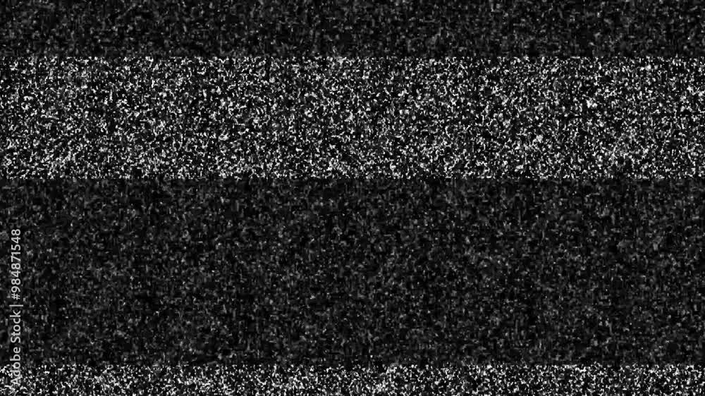Noise on a old TV screen. tv screen noise glitch effect. Glitch static white noise television .