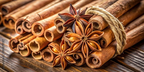 Cinnamon Sticks and Star An...