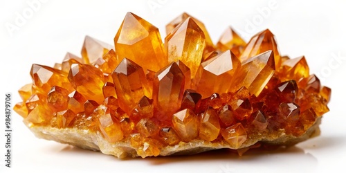 Close-up of a Golden Citrin...