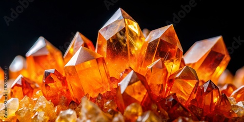 Fiery Orange Citrine Crysta...