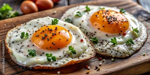 Fried Egg with Black Pepper...