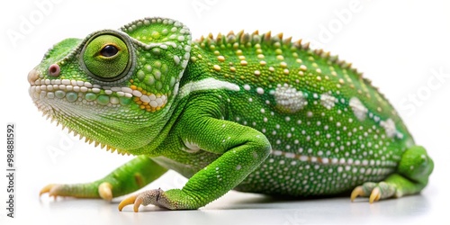 Green Veiled Chameleon with...