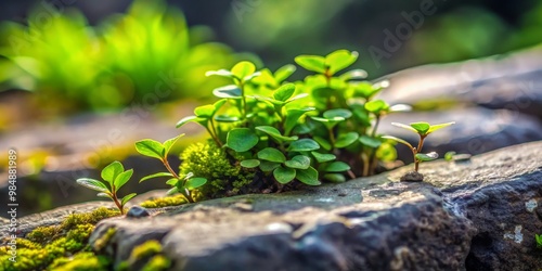 New Life Sprouting on Mossy...