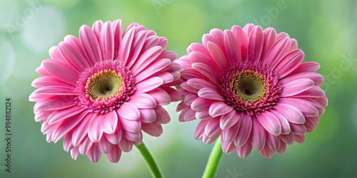 Pink Gerbera Daisies Bloomi...