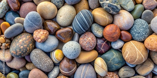 Smooth Sea Stones Backgroun...