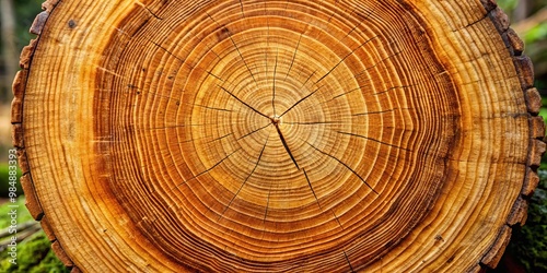 Tree Rings - Macro View of ...