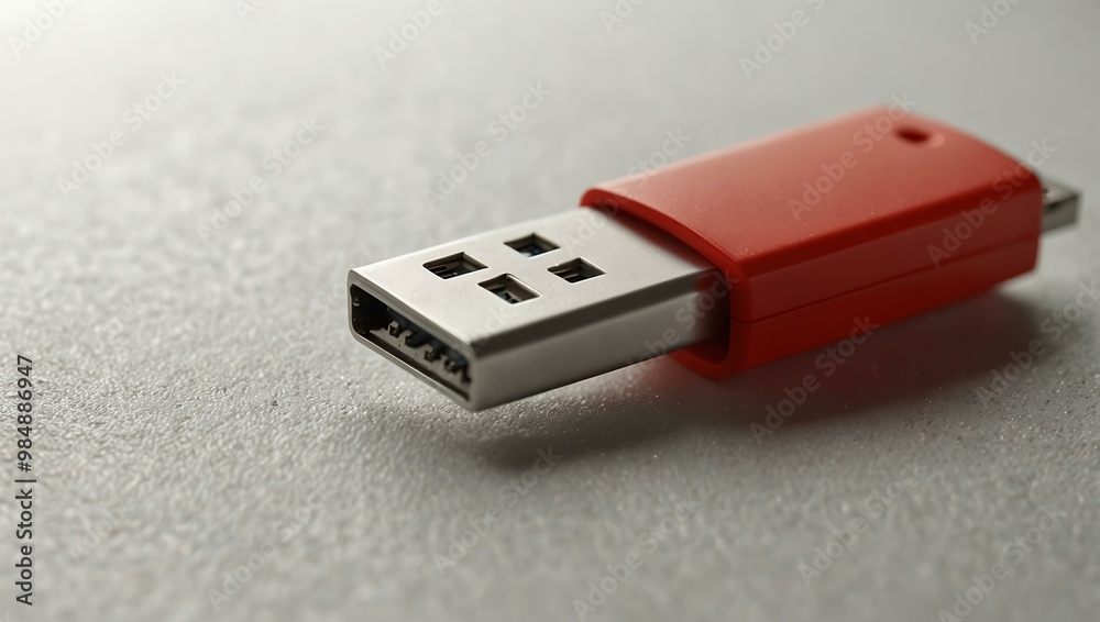 USB flash drive on a white background. USB flash drive on a white background.