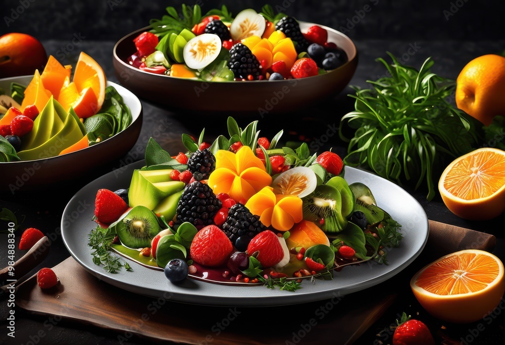 vibrant meals showcasing colorful array diverse culinary options fresh ingredients artful presentation, appetizer, banquet, bake, buffet, cuisine, dessert vibrant meals showcasing colorful array diverse culinary options fresh ingredients artful presentation, appetizer, banquet, bake, buffet, cuisine, dessert
