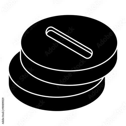 An editable design icon of capsules 