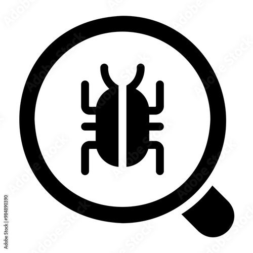 malware glyph icon