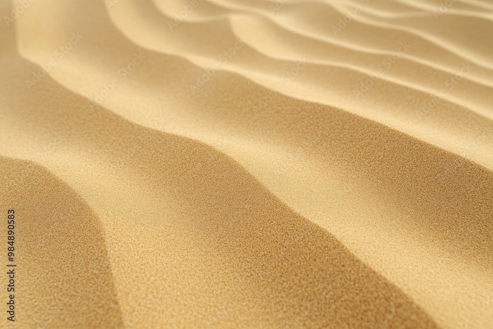 Fine sand texture with subtle wind patterns across a desert landscape Fine sand texture with subtle wind patterns across a desert landscape