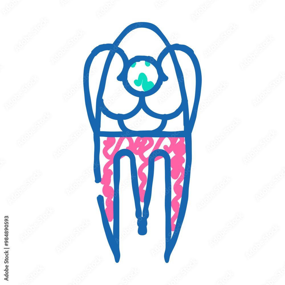 paineta spain stylish accessory doodle icon sketch vector. paineta spain stylish accessory sign. isolated symbol illustration paineta spain stylish accessory doodle icon sketch vector. paineta spain stylish accessory sign. isolated symbol illustration