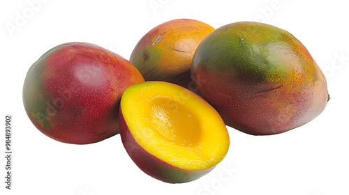 mango insolated on withe background photo