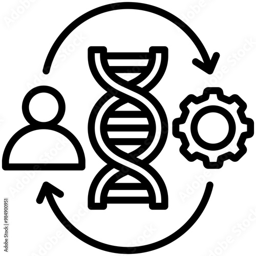Genetic Engineering Icon