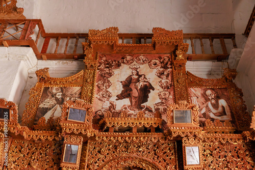 Maca Church near the Colca Valley in Arequipa, Peru