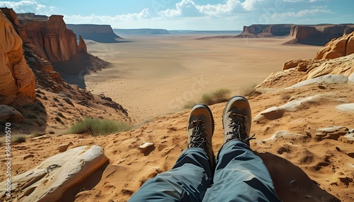 Footsteps in the American Wild West: Exploring Desert Sandstones from Ground Level photo